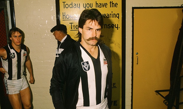 David Cloke arrived at Collingwood in 1983 after leaving Richmond. Picture: AFL Media - ${keywords}